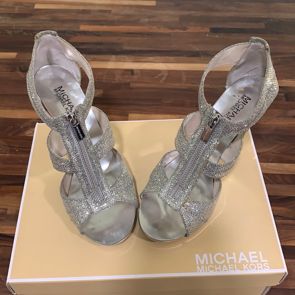 Michael Kors sparkly high heels